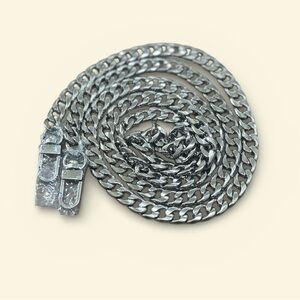 Gunmetal Chunky Chain Purse Strap